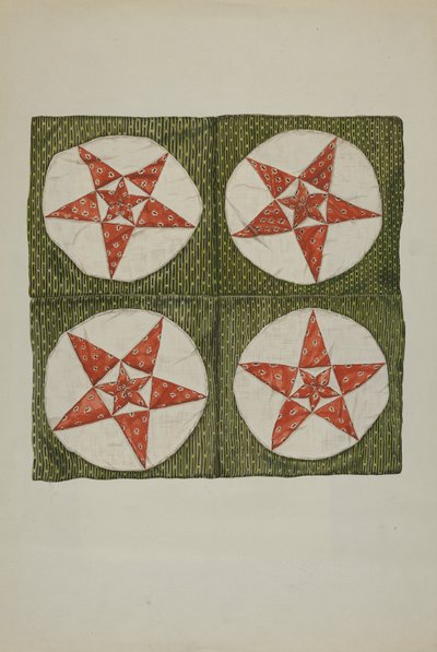 Dyneblokker - Applique Star av American 20th Century