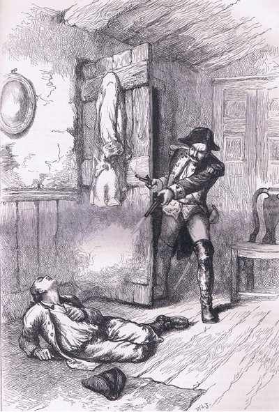 Fannings grusomhet: Murder of an American planter, illustrasjon fra Cassells History of the United States utgitt av Cassell, Petter & Galpin, ca. 1900 (litho) av American English school