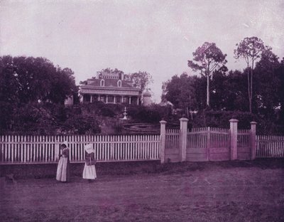 Et plantasjehjem i Mississippi (s/hvitt bilde) av American Photographer (after)