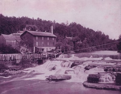Ausable River, nær hodet til kløften (s/hvitt-bilde) av American Photographer (after)