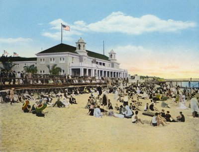 Bathing Beach and Casino, Palm Beach, Florida (bilde) av American Photographer (after)