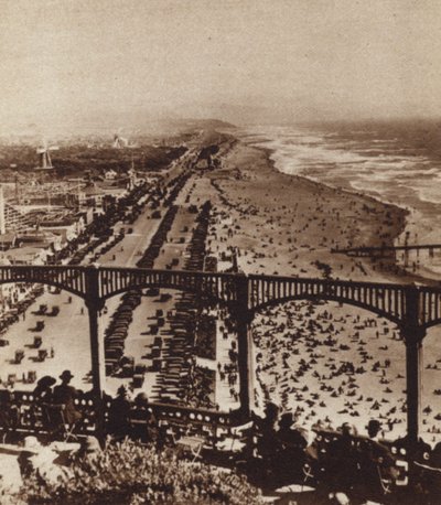 California: San Francisco Ocean Beach (s/hvitt bilde) av American Photographer (after)