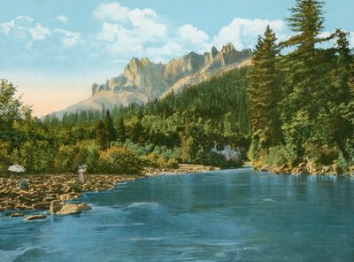 Castle Crags i Sacramento Canon (bilde) av American Photographer (after)