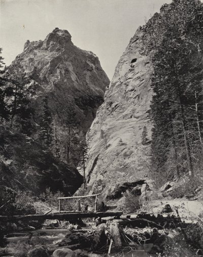 Cheyenne Canyon, Colorado (s/hvitt bilde) av American Photographer (after)