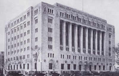 Chicago: Cook County Criminal Courthouse (s/hv-bilde) av American Photographer (after)