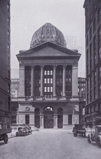 Chicago: The Federal Building, East Wing (s/hvitt bilde) av American Photographer (after)