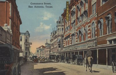 Commerce Street i San Antonio, Texas, USA (farget bilde) av American Photographer (after)