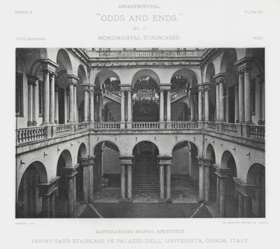 Gårdstrapp i Palazzo Dell