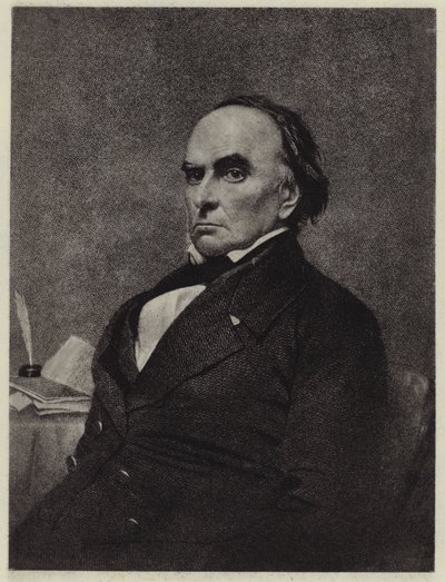 Daniel Webster (s/hvitt bilde) av American Photographer (after)