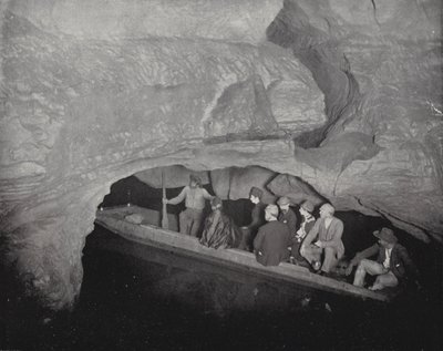 Echo River, Mammoth Cave, Kentucky (s/hvitt bilde) av American Photographer (after)