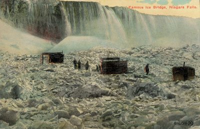 Berømt isbro ved Niagara Falls, New York, USA (farget bilde) av American Photographer (after)