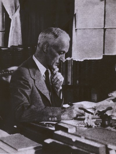 Harvey Cushing, nevrokirurg, portrett (s/hvitt-bilde) av American Photographer (after)