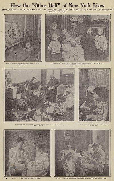 Hvordan den "andre halvdelen" av New York bor (s/hvitt-bilde) av American Photographer (after)