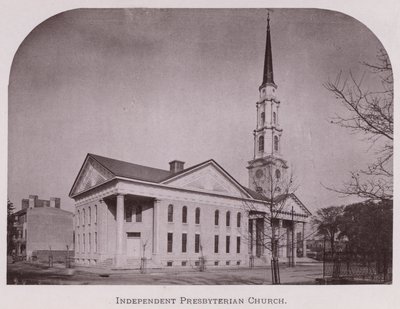 Independent Presbyterian Church (s/hvitt bilde) av American Photographer (after)