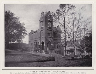 Jamestown, NY: Office of American Aristotype Company (s/hvitt-bilde) av American Photographer (after)