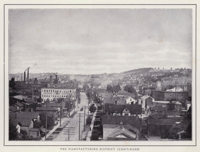 Jamestown, NY: The Manufacturing District (s/hvitt-bilde) av American Photographer (after)