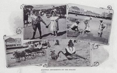 Juvenile Amusements on the Strand (s/hvitt-bilde) av American Photographer (after)