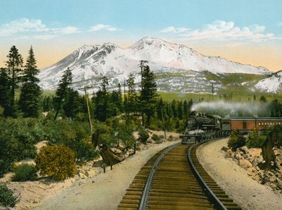 Mount Shasta fra Point nær Edgewood (bilde) av American Photographer (after)