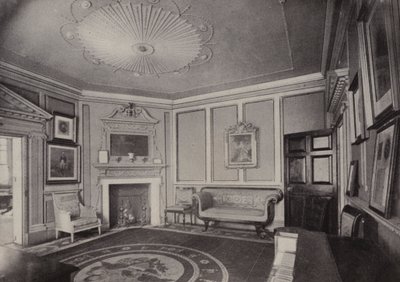 Mount Vernon: West Parlour (s/hvitt bilde) av American Photographer (after)
