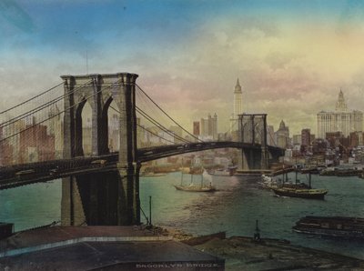 New York: Brooklyn Bridge og Lower New York (bilde) av American Photographer (after)