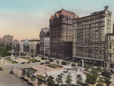 New York: Plaza og Pulitzer Memorial Fountain (bilde) av American Photographer (after)