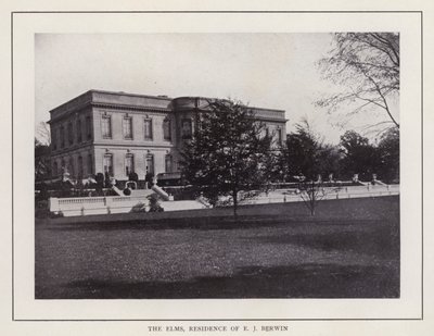 Newport, Rhode Island: The Elms, Residence of E J Berwin (s/hv-bilde) av American Photographer (after)