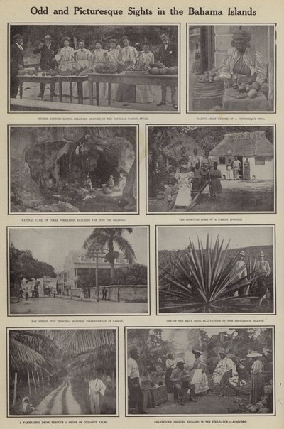 Merkelige og pittoreske severdigheter på Bahama-øyene (s/hvitt-bilde) av American Photographer (after)