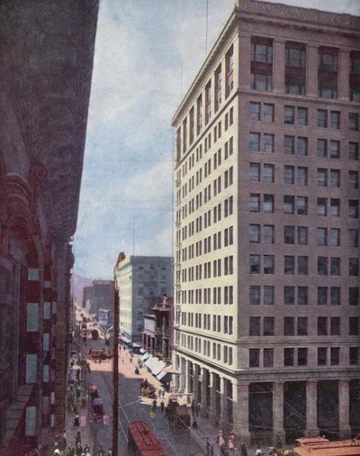 Oregon: Washington Street, Portland (bilde) av American Photographer (after)