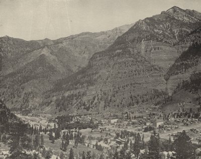 Ouray, Colorado (s/hvitt bilde) av American Photographer (after)
