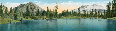 Panorama over Mount Shasta og Black Butte (bilde) av American Photographer (after)