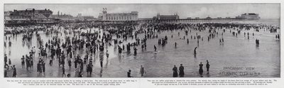 Panoramautsikt, Atlantic City, USA (s/hvitt-bilde) av American Photographer (after)