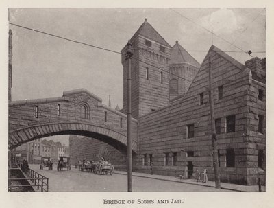 Pittsburgh: Bridge of Sighs and Jail (s/hv-bilde) av American Photographer (after)