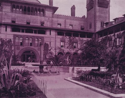 Ponce De Leon Hotel, St. Augustine, Florida (s/hvitt-bilde) av American Photographer (after)