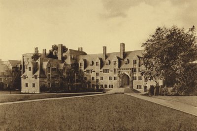 Princeton University: Lockhart Hall (s/hvitt bilde) av American Photographer (after)