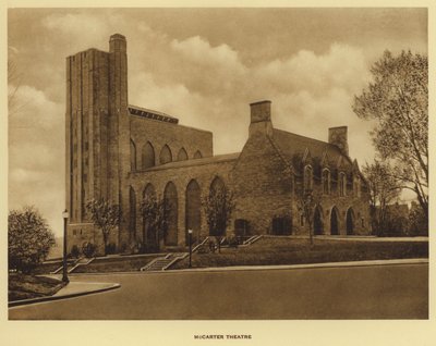 Princeton University: McCarter Theatre (s/hv-bilde) av American Photographer (after)