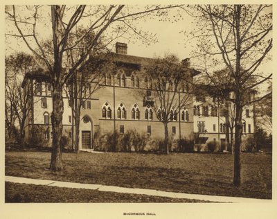 Princeton University: McCormick Hall (s/hv-bilde) av American Photographer (after)