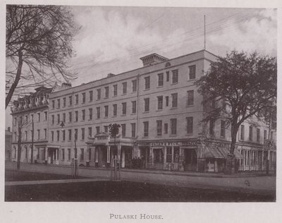 Pulaski House (s/hvitt bilde) av American Photographer (after)