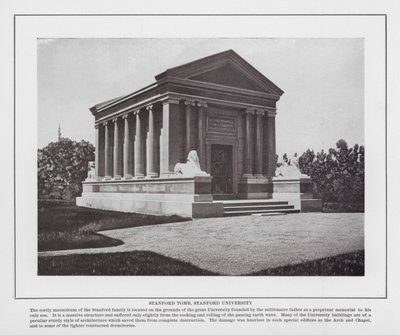 San Francisco: Stanford Tomb, Stanford University (s/hvitt bilde) av American Photographer (after)