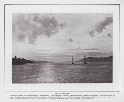 San Francisco: The Golden Gate (s/hvitt bilde) av American Photographer (after)