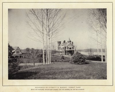 Springfield, Massachusetts: Residence of Everett H Barney, Forest Park (s/hv-bilde) av American Photographer (after)