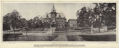 Springfield, Massachusetts: The City Library Group of Buildings (s/hvitt-bilde) av American Photographer (after)