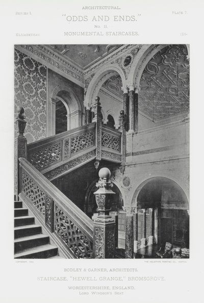 Trapp, "Hewell Grange," Bromsgrove, Worcestershire, England (s/hvitt-bilde) av American Photographer (after)
