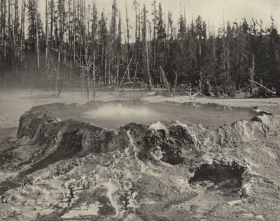 The Punch Bowl, Yellowstone nasjonalpark (s/hv-bilde) av American Photographer (after)