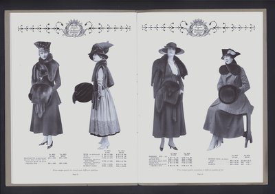 To-siders oppslag fra The Theatre of Fur Fashion (s/hv-bilde) av American Photographer (after)