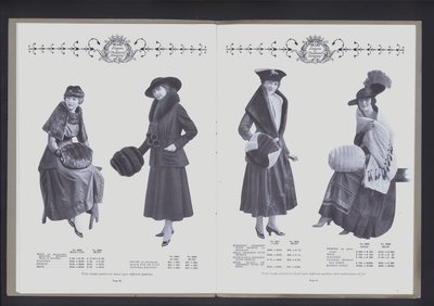To-siders oppslag fra The Theatre of Fur Fashion (s/hv-bilde) av American Photographer (after)