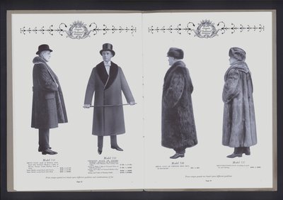 To-siders oppslag fra The Theatre of Fur Fashion (s/hv-bilde) av American Photographer (after)