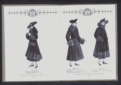 To-siders oppslag fra The Theatre of Fur Fashion (s/hv-bilde) av American Photographer (after)