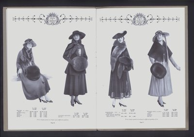 To-siders oppslag fra The Theatre of Fur Fashion (s/hv-bilde) av American Photographer (after)