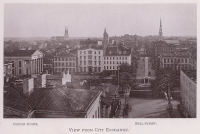 Utsikt fra City Exchange (s/hvitt bilde) av American Photographer (after)