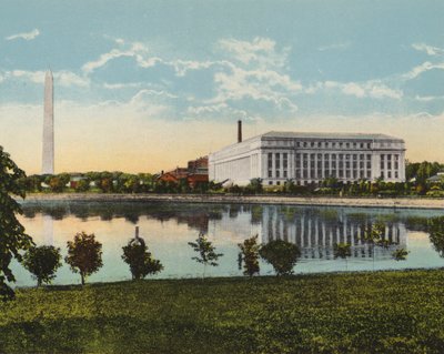 Washington DC: The New Bureau of Printing and Engraving on Potomac Park and Basin (bilde) av American Photographer (after)